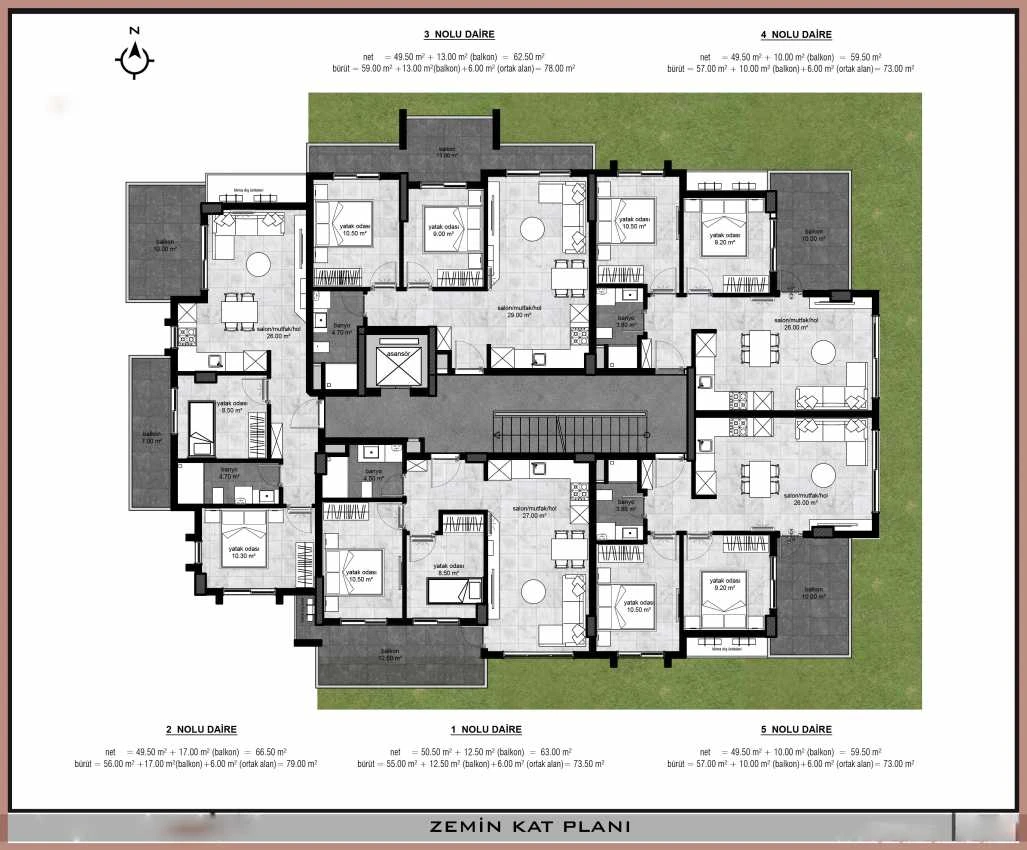 housebind Жилой комплекс в центре Алании